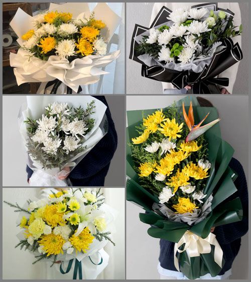 西藏阿里普兰县白事花束代送